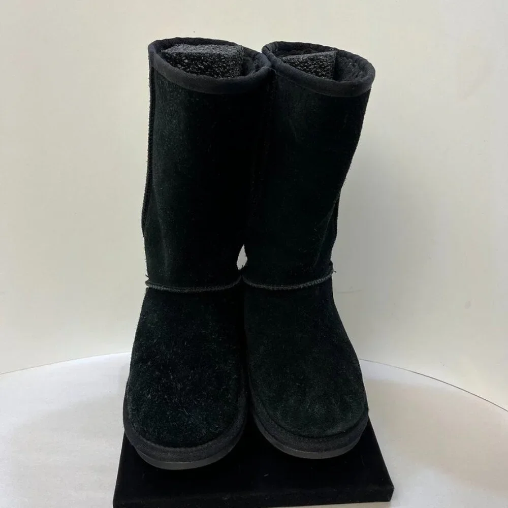 Koolaburra by UGG Suede Mid-Calf Boots Black Size 2